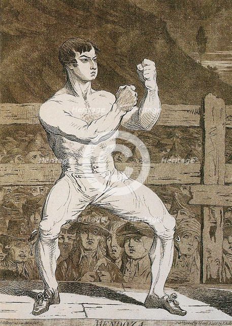 Daniel Mendoza. Artist: Gillray, James (1757-1815)