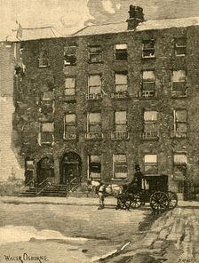Daniel O'Connell's house in Merrion Square, Dublin, Ireland, c1890. Creator: Walter Frederick Osborne