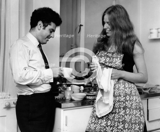 Daniel Barenboim, Pianist, and Jacqueline du Prey, Cellist, 1967. Creator: Unknown.