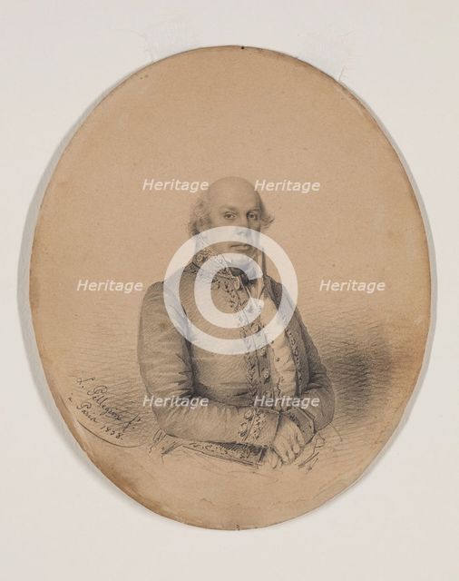 Daniel Brent, 1828. Creator: Louis-Jean Baptiste Pellegrin.
