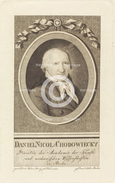 Daniel Chodowiecki, 1801. Creator: J.S.L. Halle.
