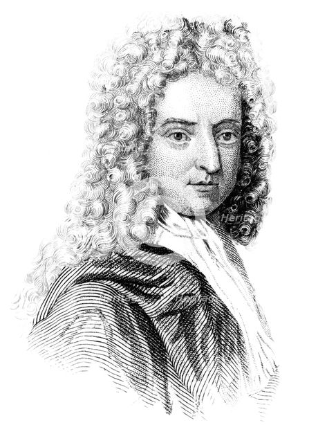 Daniel Defoe, English writer, journalist and spy, (c1850). Artist: Unknown