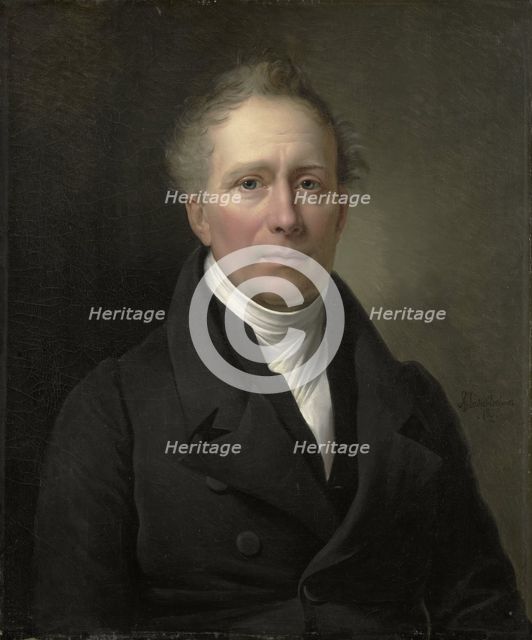 Daniel Francis Schas (1772-1848), Member of the Council for Commerce and the Colonies from 1814 to 1 Creator: Alexandre-Jean Dubois-Drahonet.