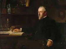 Daniël Franken Dzn (1838-98), banker and art collector, 1888. Creator: Willy Martens