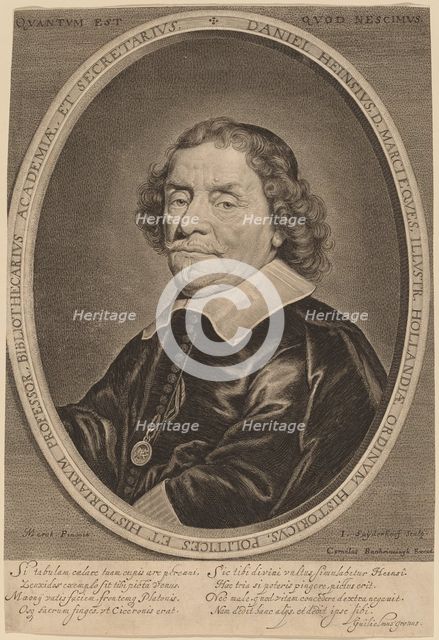 Daniel Heinsius. Creator: Jonas Suyderhoef.
