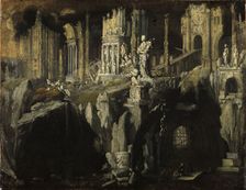 Daniel in the Lion's Den, 1624. Creator: Francois de Nome