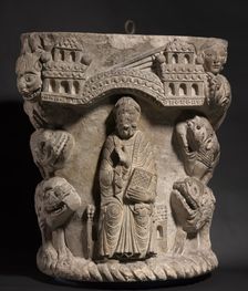 Daniel in the Lion's Den, c. 1125-1150. Creator: Unknown