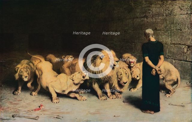 'Daniel in the Lions' Den', 1872, (1917). Artist: Briton Riviere.