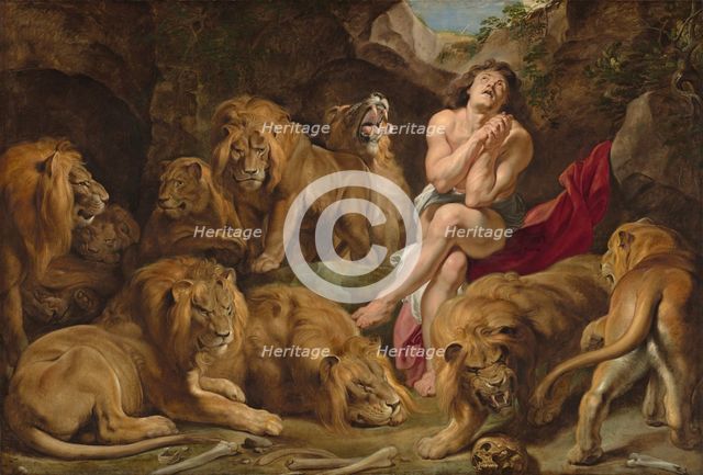 Daniel in the Lions' Den, c. 1614/1616. Creator: Peter Paul Rubens.
