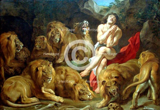 'Daniel in the Lion's Den', c1615. Artist: Peter Paul Rubens