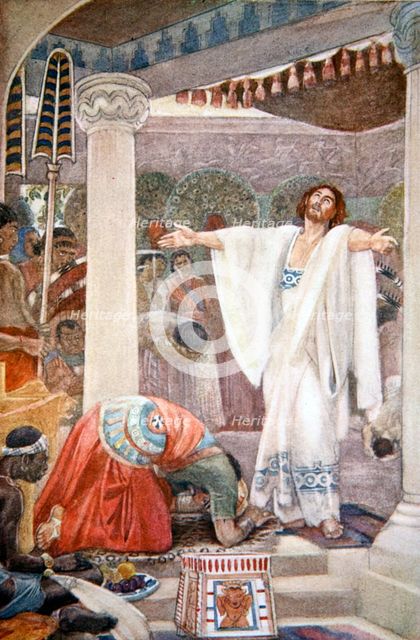 'Daniel interprets the dream of Nebuchadnezzar', 1916.  Creator: Evelyn Paul.