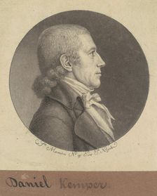 Daniel Kemper, 1797. Creator: Charles Balthazar Julien Févret de Saint-Mémin