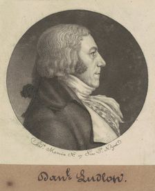 Daniel Ludlow, 1798. Creator: Charles Balthazar Julien Févret de Saint-Mémin