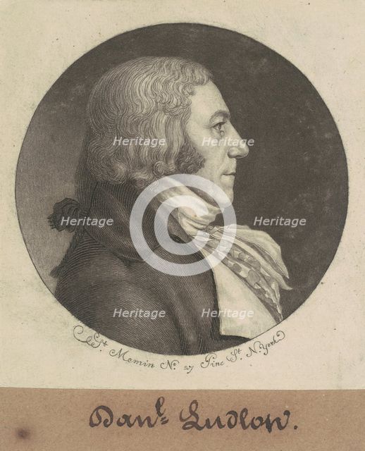 Daniel Ludlow, 1798. Creator: Charles Balthazar Julien Févret de Saint-Mémin.