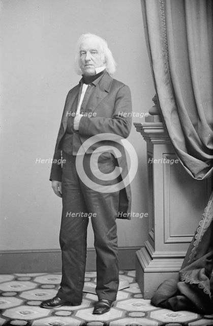 Daniel Stevens Dickinson of New York, between 1855 and 1865. Creator: Unknown.
