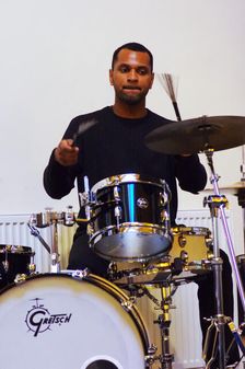 Daniel Smithson, Gary Crosby Sextet, National Jazz Archive, Loughton, Essex, Oct 2023. Creator: Brian O'Connor