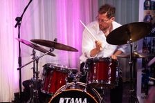 Daniel Sommer, Arild Anderson Trio, Watermill Jazz Club, Dorking, Surrey, June 2026. Creator: Brian O'Connor