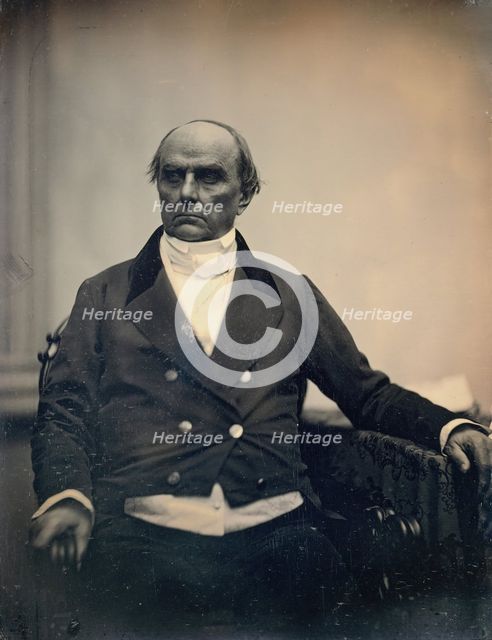 Daniel Webster, ca. 1850. Creators: Josiah Johnson Hawes, Albert Sands Southworth.