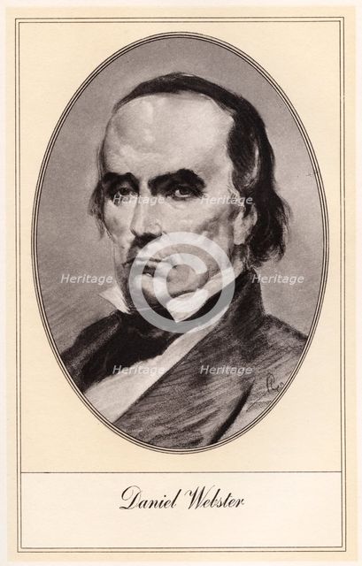 Daniel Webster, American statesman, (early 20th century). Artist: Gordon Ross
