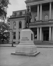 Daniel Webster statue, Concord, N.H., between 1900 and 1910. Creator: Unknown