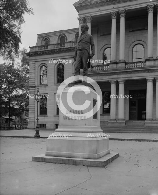 Daniel Webster statue, Concord, N.H., between 1900 and 1910. Creator: Unknown.
