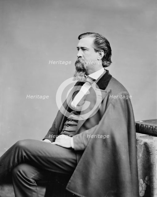 Daniel Wolsey Voorhees, between 1860 and 1875. Creator: Unknown.