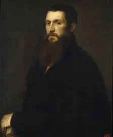 Daniele Barbaro, Patriarch of Aquileia, c1545. Creator: Titian