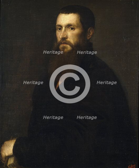 Daniele Barbaro, Patriarch of Aquileia, c1545. Creator: Titian.