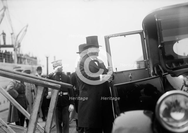 Daniels, Josephus, Secretary of The Navy, 1913-1921. Allied Commission, 1917. Creator: Harris & Ewing.