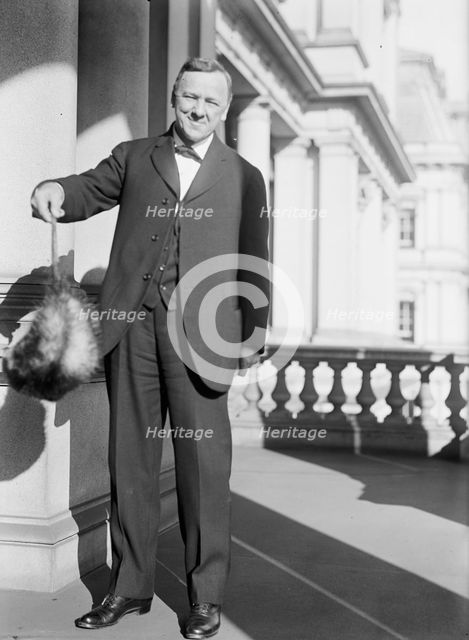 Daniels, Josephus, Secretary of The Navy, 1913-1921. with An Opossum, 1913. Creator: Harris & Ewing.