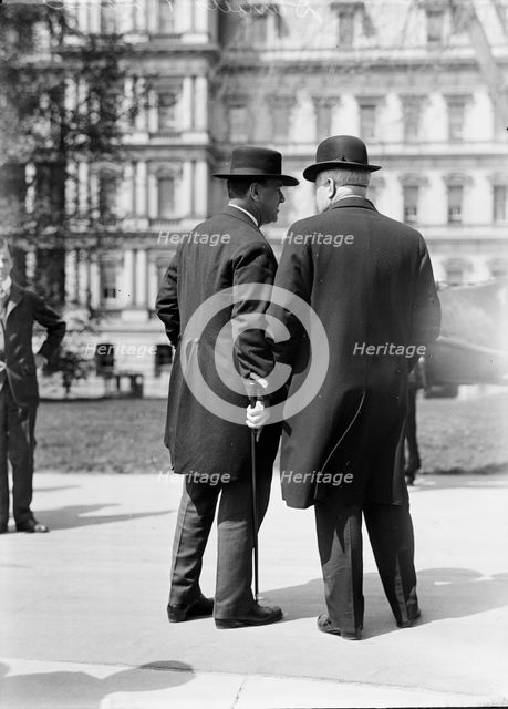 Daniels, Josephus, Secretary of The Navy, 1913-1921. with Lane, 1914. Creator: Harris & Ewing.
