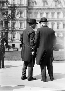 Daniels, Josephus, Secretary of The Navy, 1913-1921. with Lane, 1914. Creator: Harris & Ewing