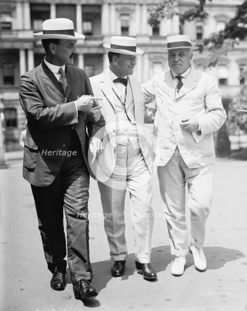 Daniels, Josephus, Secretary of The Navy, 1913-1921. with Lane And Houston, 1914. Creator: Harris & Ewing.