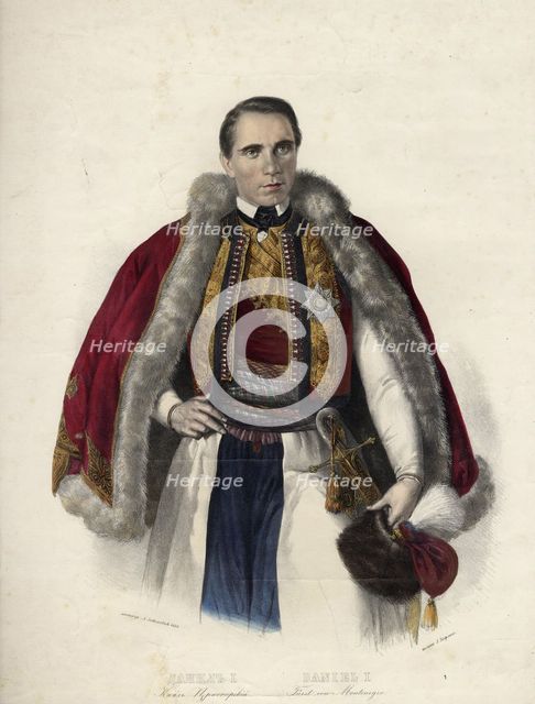 Danilo I (1826-1860), Prince of Montenegro, 1853. Artist: Anonymous  