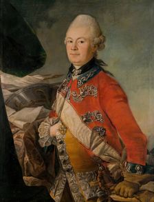 Danish officer of the Royal Guards of the Horse, (c1750s). Creator: Johan Horner