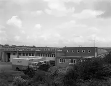 Danish Bacon Company distribution depot, Kilnhurst, South Yorkshire, 1963. Creator: Michael Walters