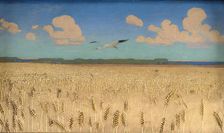 Danish Landscape, 1891. Creator: Harald Slott-Moller