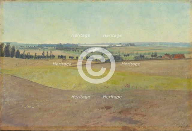 Danish summer landscape, 1895. Creator: Laurits Andersen Ring.