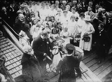 Danish troops at Soenderberg, between c1915 and c1920. Creator: Bain News Service