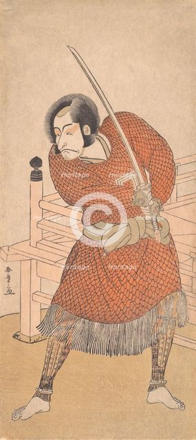 Danjuro V, in chain-mail, 1786 (?). Creator: Shunsho.
