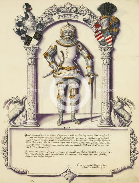 Danncko Hohenzollern; Chronicle of the Hohenzollern Family, about 1572. Creator: Jorg Ziegler.