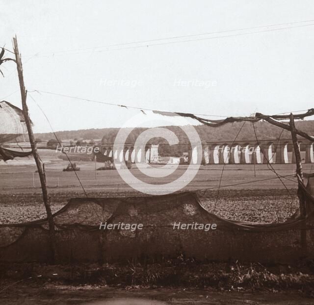 Dannemarie Viaduct, northern France, c1914-c1918. Artist: Unknown.