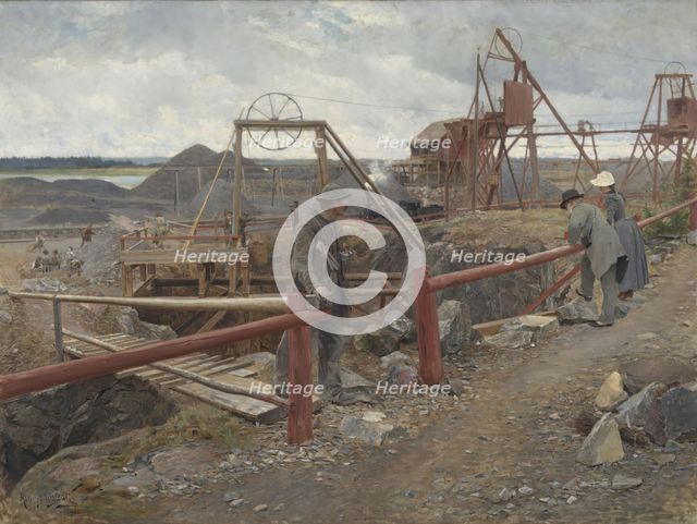 Dannemora Mines, 1890. Creator: Axel Jungstedt.