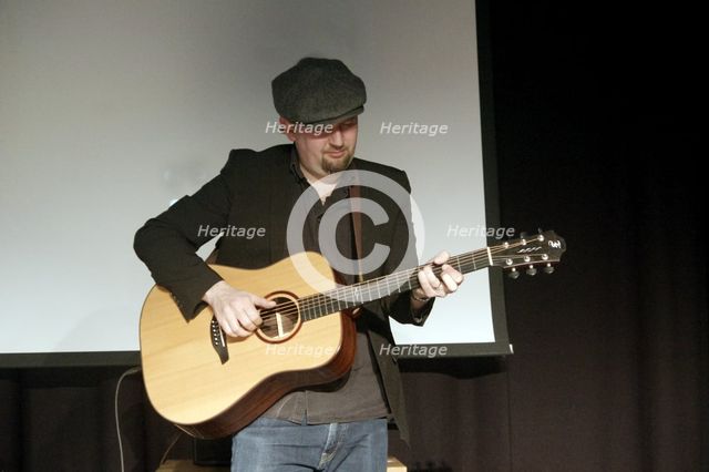 Danny Blomeley, Kyla Brox Duo, Crawley Blues Club Hawth Crawley West Sussex, 14 Feb 2020. Creator: Brian O'Connor.
