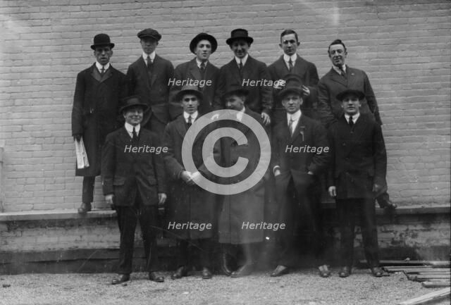 Danny Morgan's fighters, between c1910 and c1915. Creator: Bain News Service.