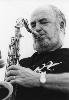 Danny Moss, Brecon Jazz Festival, 2003. Creator: Brian Foskett