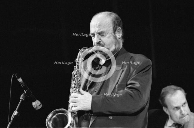 Danny Moss, Danny Moss Group, Brecon Jazz Festival, Powys, Wales, 2002. Creator: Brian O'Connor.