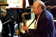 Danny Moss, Danny Moss Group, Brecon Jazz Festival, Powys, Wales, 2007. Creator: Brian O'Connor