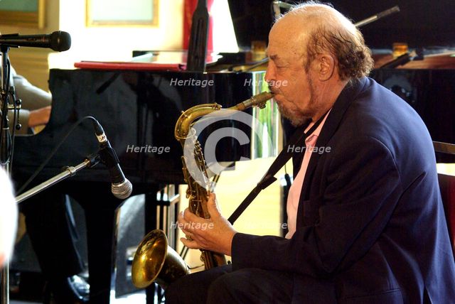 Danny Moss, Danny Moss Group, Brecon Jazz Festival, Powys, Wales, 2007. Creator: Brian O'Connor.