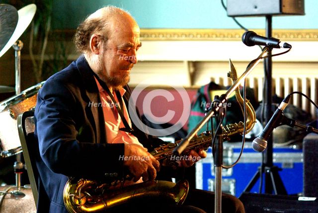Danny Moss, Danny Moss Group, Brecon Jazz Festival, Powys, Wales, 2007. Creator: Brian O'Connor.